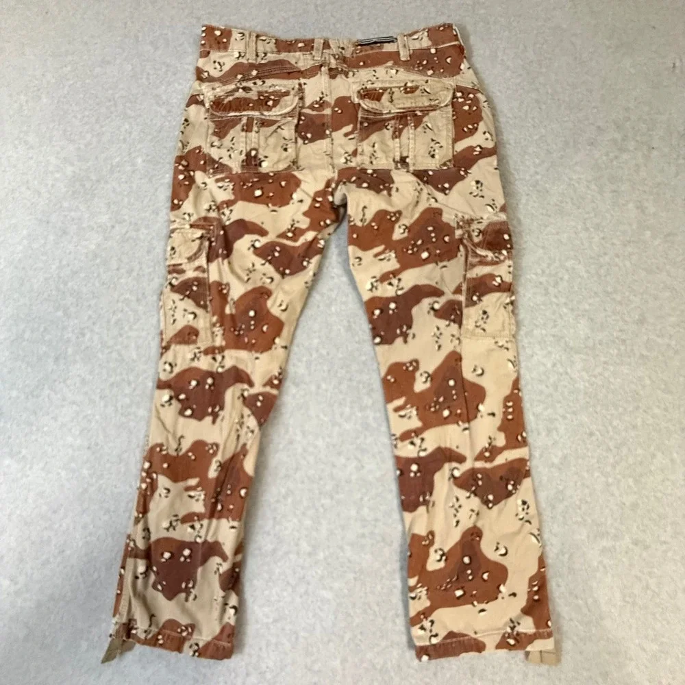 Jordan Craig Mens Desert‎ Chocolate Chip Camo Cargo Pants Tan Brown 38x32